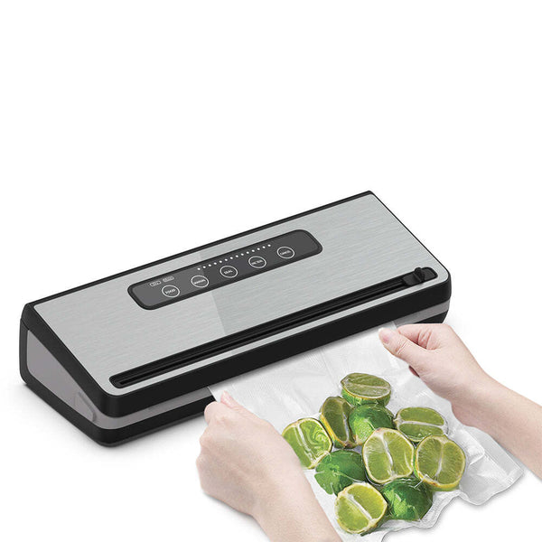 Vacuum Sealers Vacuum Sealer Machine, Seals Wet & Dry Foods, 120W