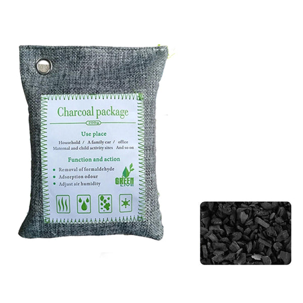 Air Fresheners 10Pcs Air Purifying Bags Activated Bamboo Charcoal Freshener For Car Home Shoes 200G