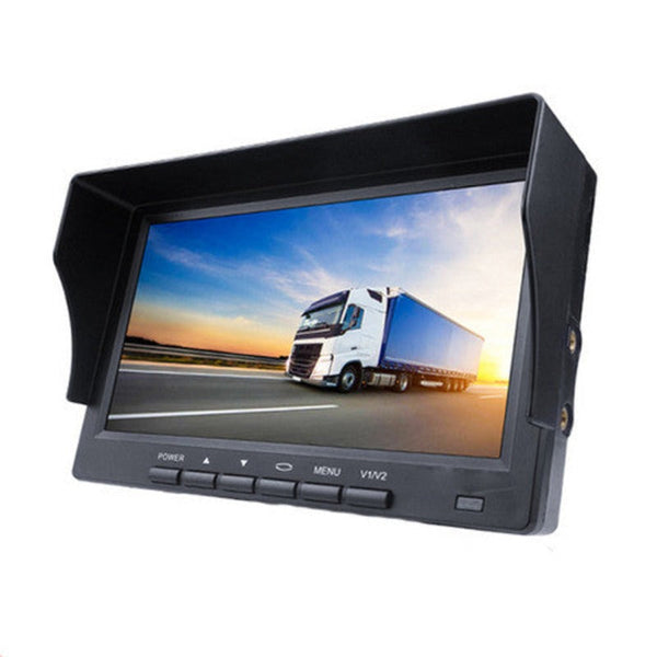 Rear View Monitors/Cams & Kits 4 Channel Split 7" Screen Monitor W/4 Reversing Camera Kit For Truck Trailer Bus