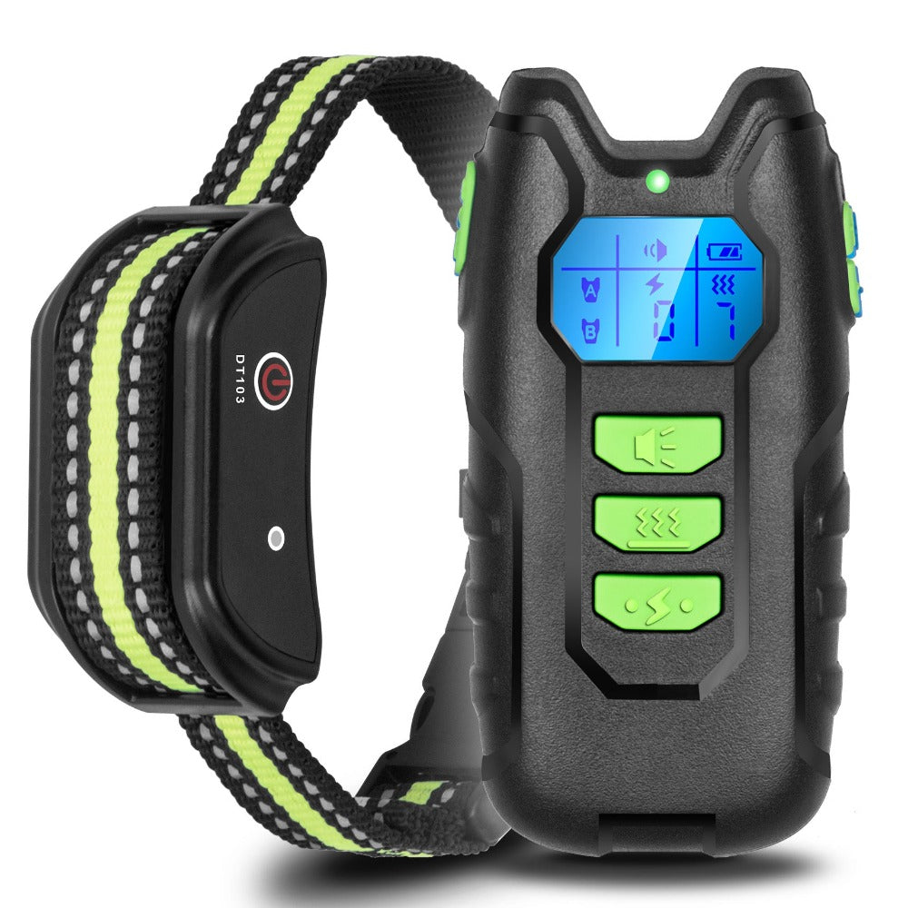 Dog Collars Electric Pet Dog Training Anti Bark Collar Sound Vibrate Auto Rechargeable New