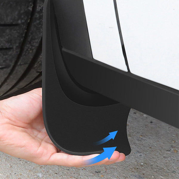 Floor Mats, Carpets 4Pcs Mud Flaps Splash Guards Fender For Tesla Model 3 Front Rear Tpe Mudguard