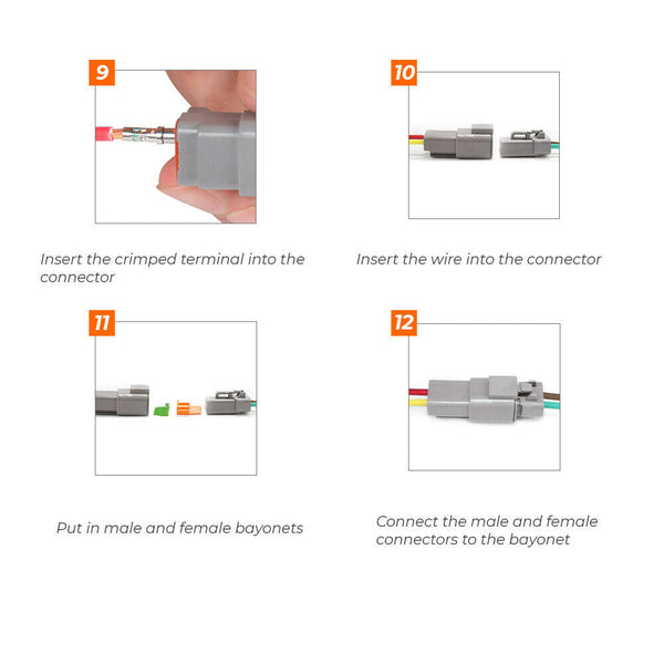 1000Pcs Deutsch Dt Connector Plug Kit With Genuine Crimp Tool Auto Marine