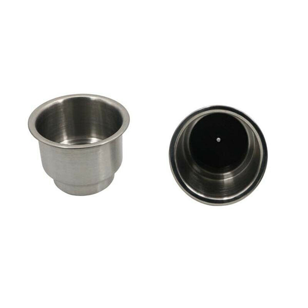 Cup Holders 4Pcs Stainless Drink Cup Holder Insert For Boat/Car/Truck Rv/Camper/Yacht/Sofa