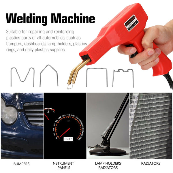 Welding & Soldering Tools Handy Plastic Welder Garage Repair Welding Tool Kit Hot Staplers Bumper Machine