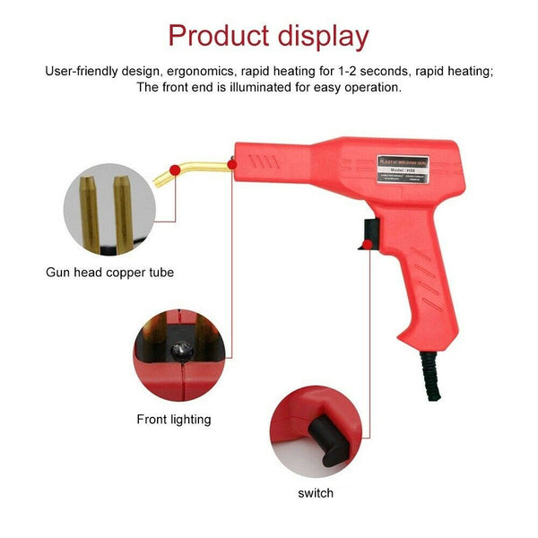 Welding & Soldering Tools Handy Plastic Welder Garage Repair Welding Tool Kit Hot Staplers Bumper Machine