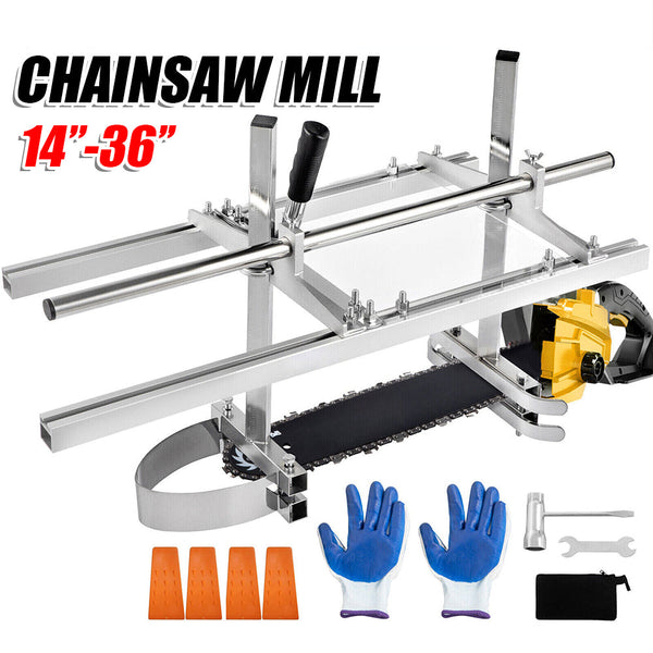 Chainsaws Chainsaw Mill For Saws 14" 36" Bar Furniture Making Wood Cutting Aluminum Steel