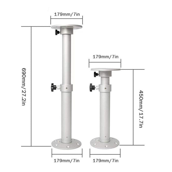 Boat Seats Table Pedestal Telescopic Furniture Leg For Rv Marine Boat Caravan Motorhome