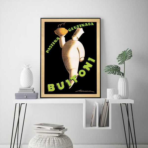 Posters & Prints Wall Art 70Cmx100cm Buitoni Black Frame Canvas