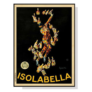 Posters & Prints Wall Art 60Cmx90cm Isolabella Black Frame Canvas