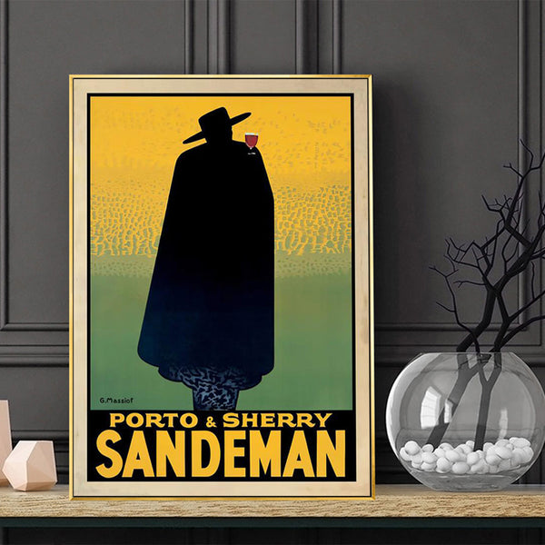 Posters & Prints Wall Art 50Cmx70cm Sandeman Gold Frame Canvas