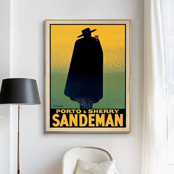 Posters & Prints Wall Art 50Cmx70cm Sandeman Gold Frame Canvas