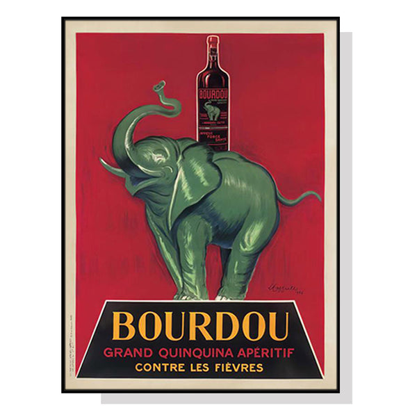 Posters & Prints Wall Art 80Cmx120cm Bourdou Black Frame Canvas