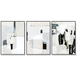 Posters & Prints Wall Art 80Cmx120cm Soft Spoken 3 Sets Black Frame Canvas