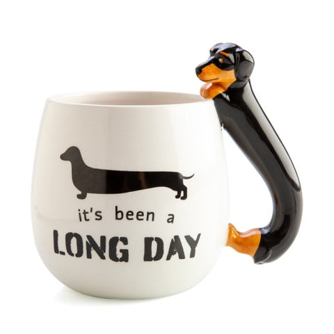 Mugs Furever Pets Dachshund 3D Handle Mug