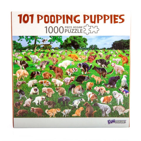 Puzzles 101 Pooping Puppies 1000 Pc Jigsaw Puzzle