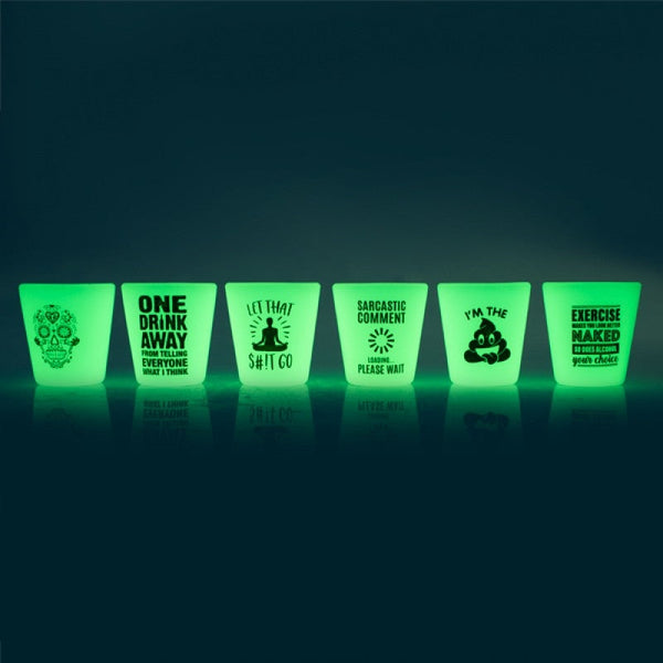 Glassware & Drinkware Glow In The Dark Shot Glass (Sent At Random)