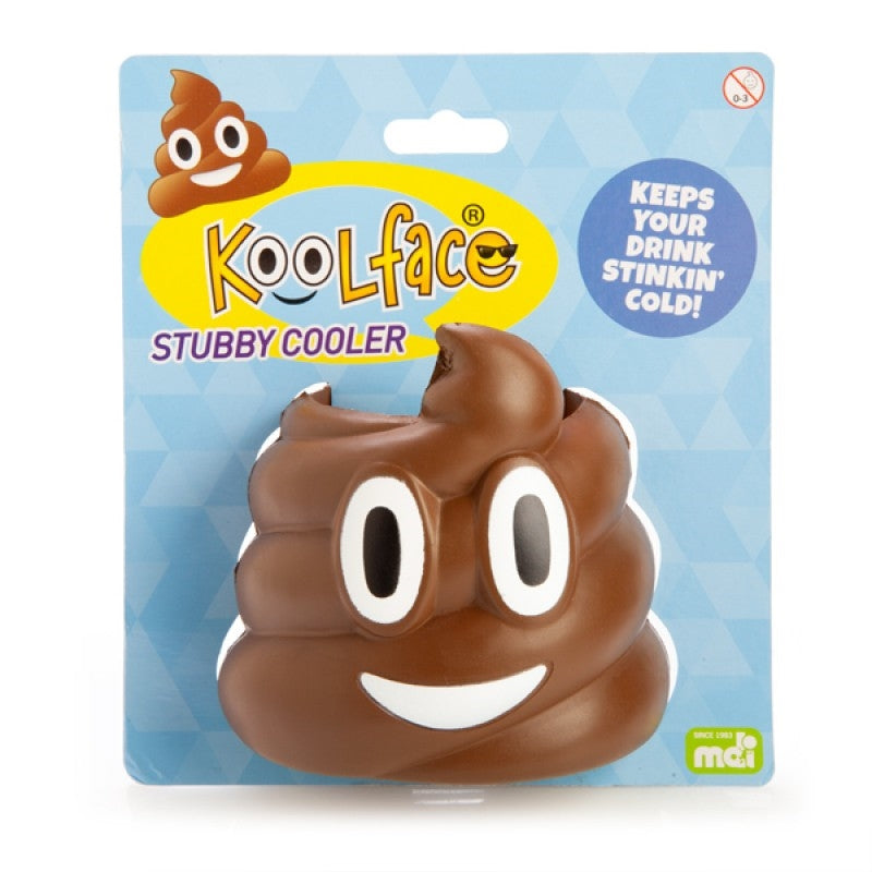 Mugs Koolface Smiling Poo Stubby Cooler