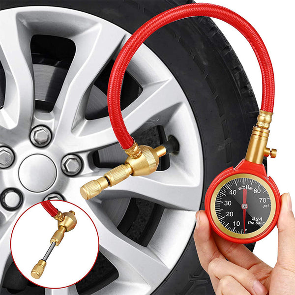 Deflators X Bull Tyre Tire Automatic 4Wd Pressure Gauge Brass