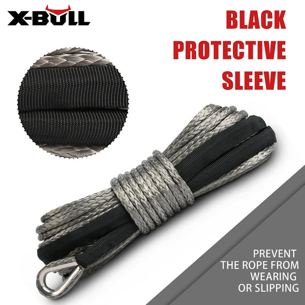 Tow Bars & Winches X Bull Winch Rope 5.5Mm 13M Dyneema Synthetic Tow Recovery Offroad 4Wd4x4