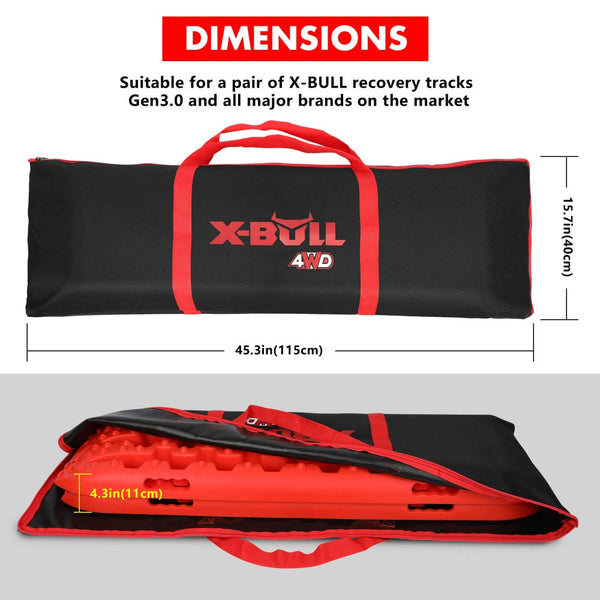 Recovery Tracks X Bull Carry Bag 4X4 Extraction Tred Black