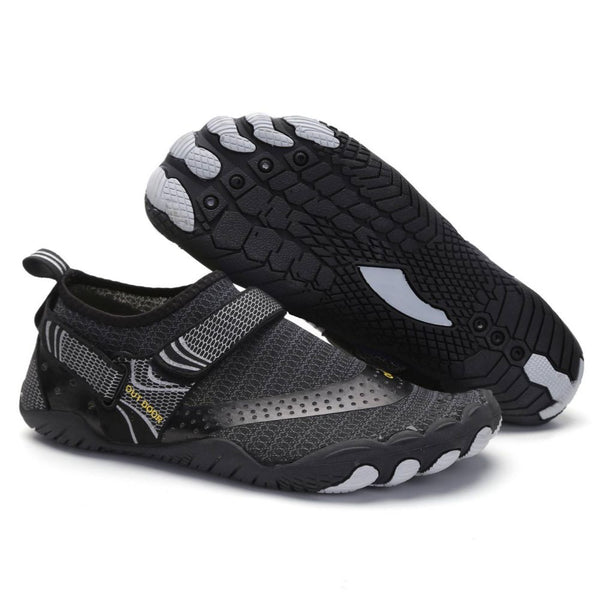 Water Shoes Men Women Barefoot Quick Dry Aqua Sports Black Size Eu47 = Us12