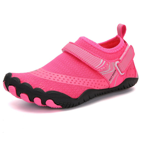 Unisex Kids' Shoes Kids Water Shoes Barefoot Quick Dry Aqua Sports Boys Girls Pink Size