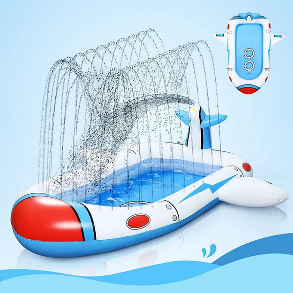 Inflatable & Kid Pools Inflatable Sprinkler Pool For Kids Spaceship