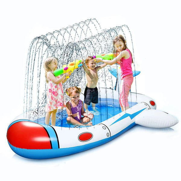 Inflatable & Kid Pools Inflatable Sprinkler Pool For Kids Spaceship