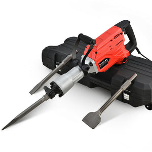 Jackhammers Baumr Ag 2300W Pro Grade Electric Demolition Jackhammer, With Bonus Chisels, Carry Case