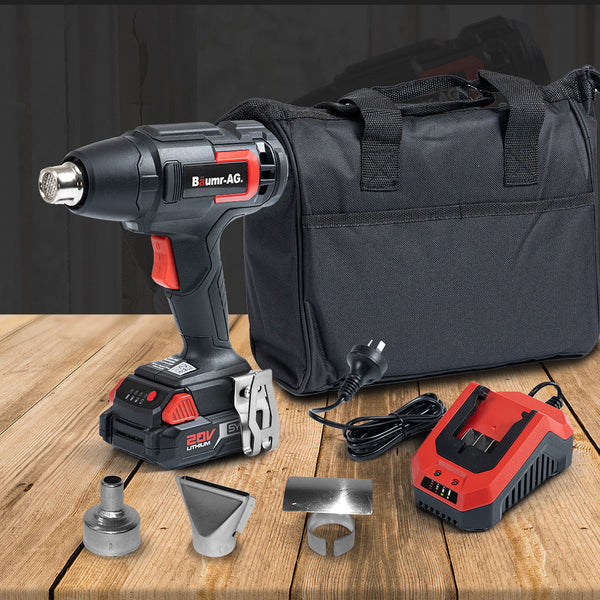 Baumr Baumr-Ag Hg3 20V Sync Cordless Power Heat Gun, With Battery And Fast Charger Kit