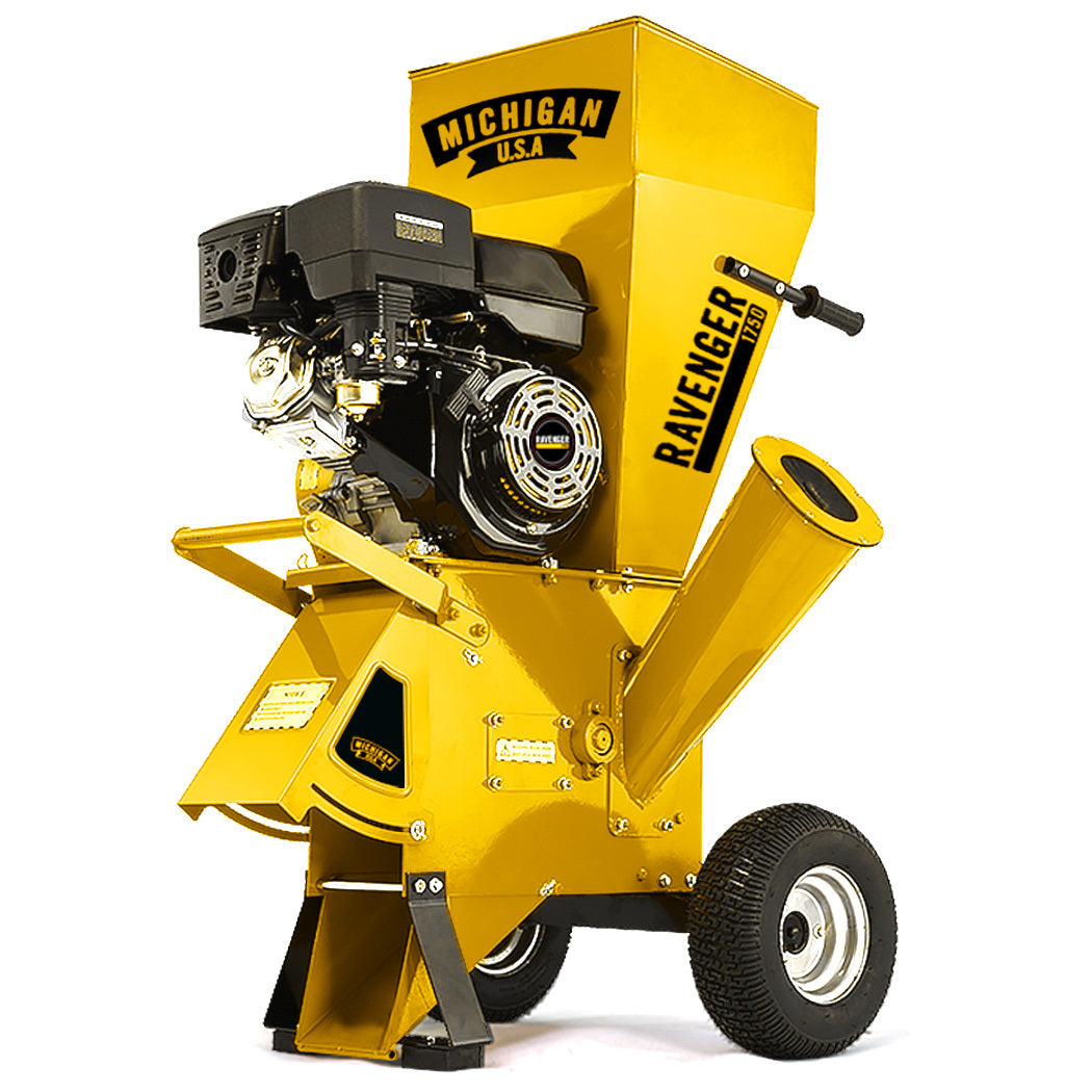 Chippers Shredders Mulchers Michigan 15Hp Petrol Wood Chipper Garden Mulcher Shredder 420Cc Commercial Series