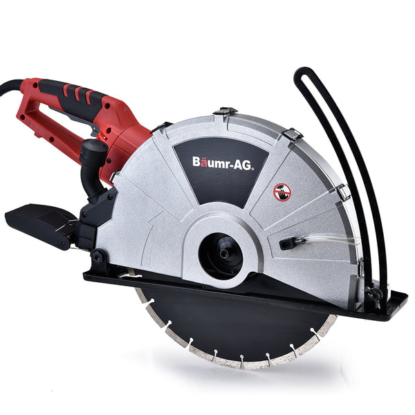 Concrete Saws Baumr Ag 2400W Electric Concrete Saw 355Mm Demolition Cutter Wet Dry Tool Circular Cutting