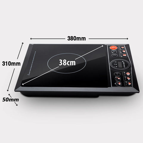 Eurochef Electric Induction Cooktop Portable Kitchen Cooker Ceramic Top