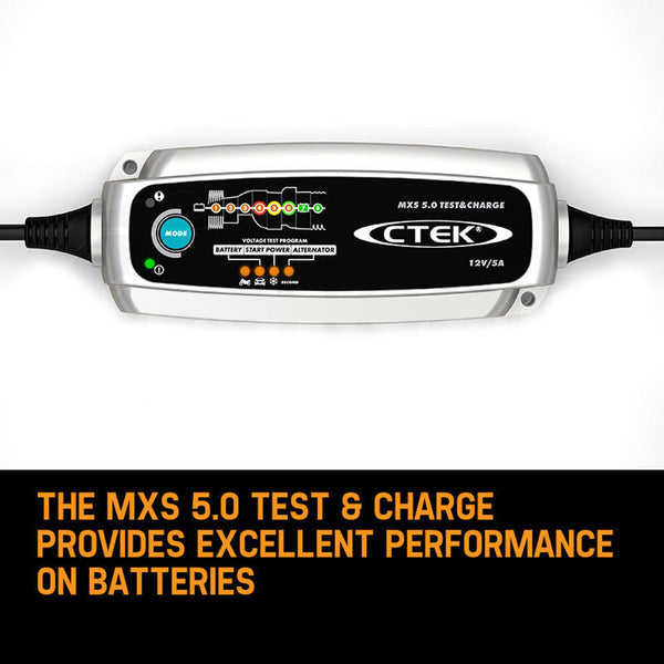 Jump Starters Ctek Mxs 5.0 Test And Charge Battery Charger 12V 5Amp Deep Cycle Agm