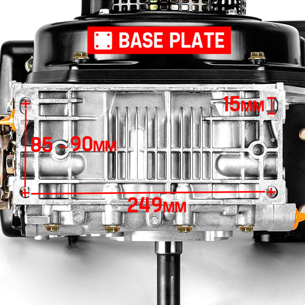 Multi Purpose Power Tool Engines Baumr Ag 7Hp Diesel Stationary Engine 4 Stroke Ohv Horizontal Shaft Motor