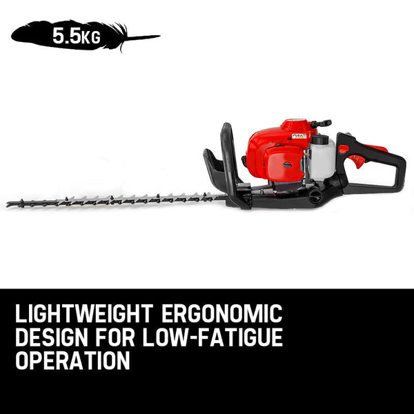 Hedge Trimmers Baumr Baumr Ag 26Cc Petrol Hedge Trimmer 2 Stroke Clipper Saw Precision 24 Blade