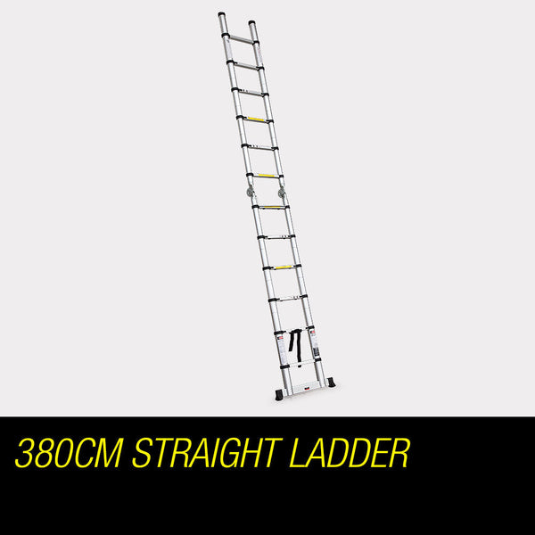 Ladders Bullet 3.8M Multipurpose Telescopic Folding Ladder Aluminium Alloy Extension