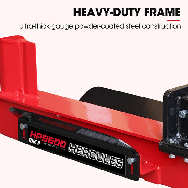 Log Splitters Baumr Baumrag 20 Tonne Hydraulic Petrol Log Splitter 8Hp Towed Wood Firewood Cutter