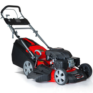 Petrol Mowers Baumr Baumr Ag 248Cc Lawn Mower 4 Stroke 21 Inch Petrol Lawnmower 4 In 1 Self Propelled Electric Start