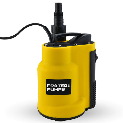 Water Pumps & Pressure Tanks Protege Tight Access Clean/Grey Water Submersible Sump Pump, Integrated Float Switch