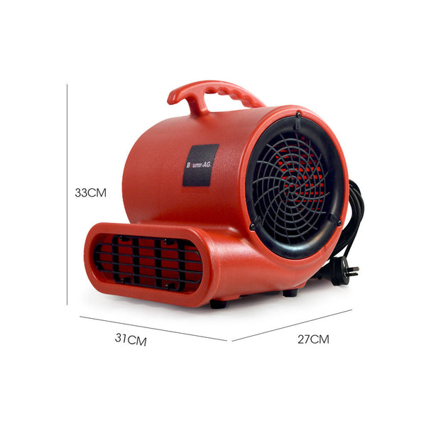 Blowers Air Movers & Dryers Baumr Baumr Ag 3 Speed Carpet Dryer Air Mover Blower Fan, 700Cfm, Sealed Copper Motor, Poly Housing