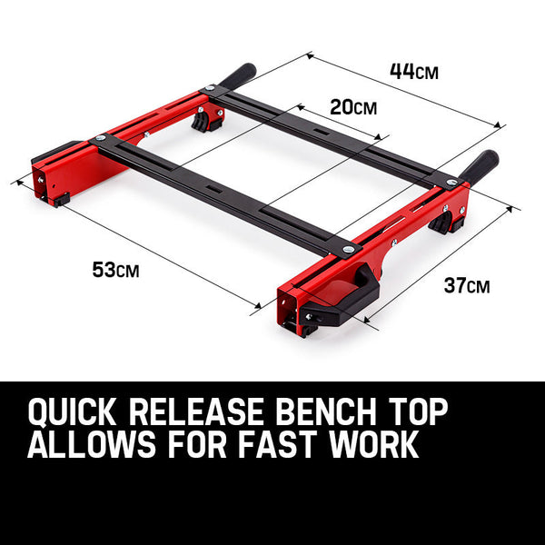 Work Benches Baumr Ag Mitre Saw Stand Universal Adjustable Portable Drop Bench Table