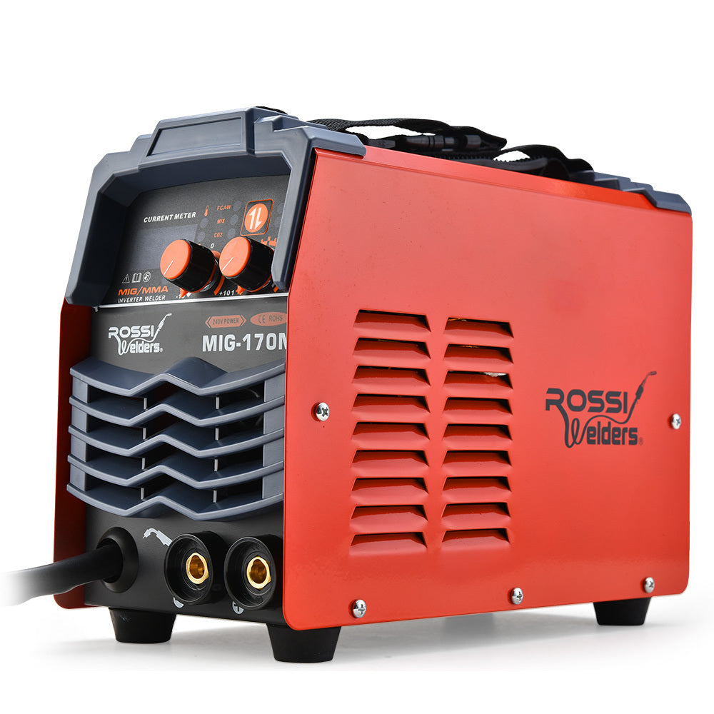 Inverter Welders Rossi 170 Amp Portable Inverter Mig Stick Arc Welder, With Carry Case & Accessories