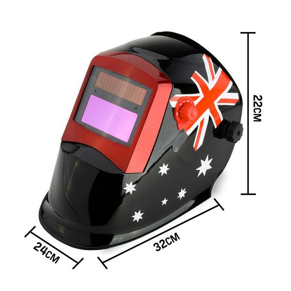 Welding Helmets Rossi Solar Auto Darkening Welding Helmet Mig/Arc/Tig Welder Machine Mask