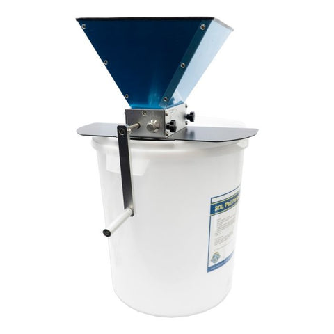 Equipment Malt King Grain Mill (2 Roller) With Steel Mounting Board