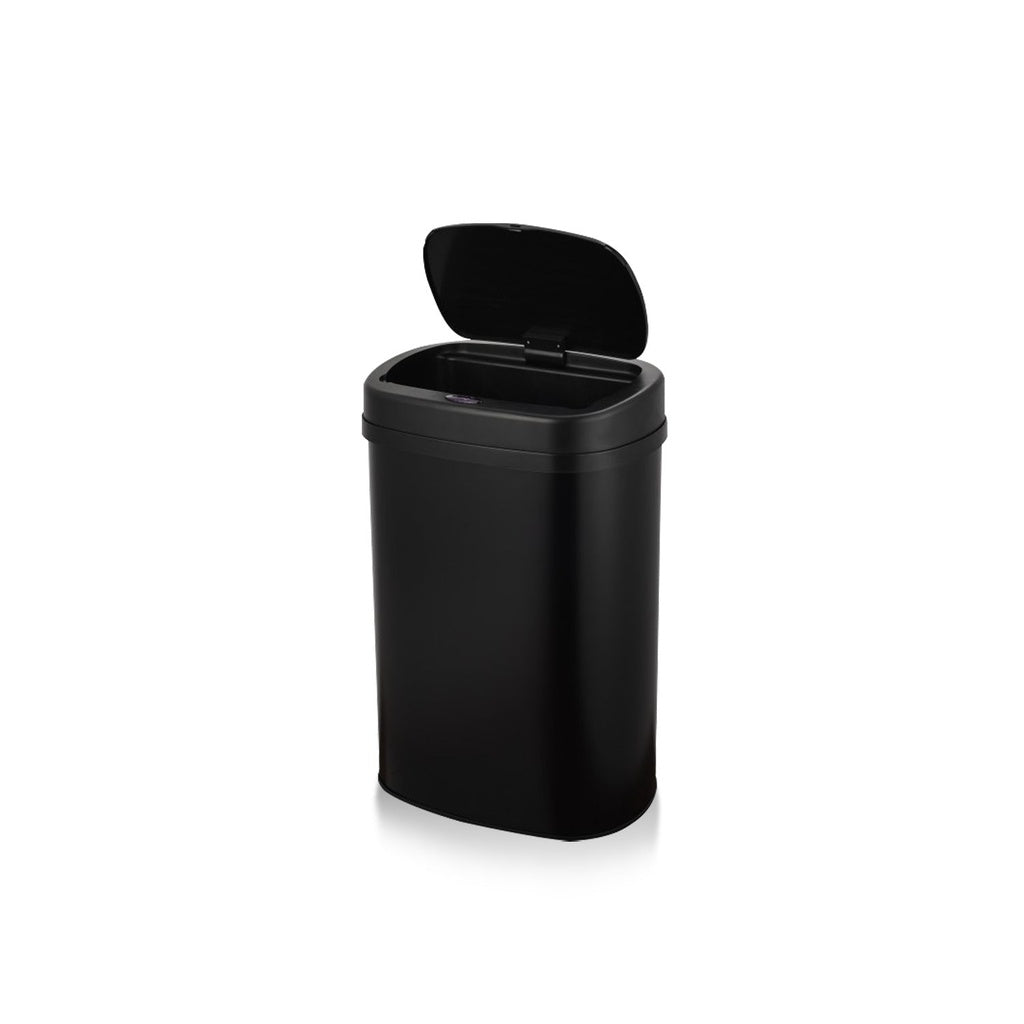 Rubbish Bins Miraklass Sensor Bin 60L Black Oval Mk Sb 101 Jr