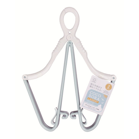 [10-Pack] Kokubo Japan Foldable Hanger 2 In