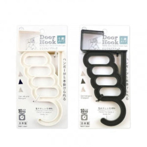 Coat & Hat Racks [10 Pack] Kokubo Japan Door Hook 5 Hole Type Color Shipped Randomly