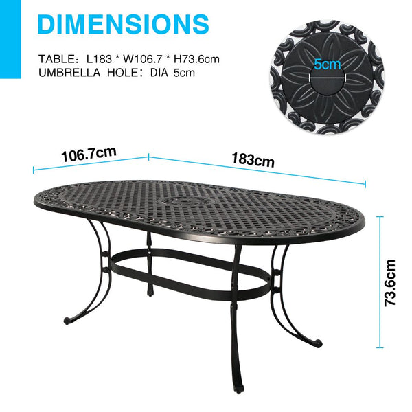 Dining Tables Fiji Oval Dining Table