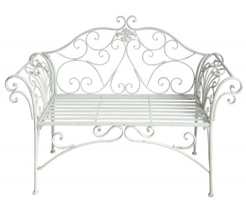 Patio Benches Katerina Bench Ant. White